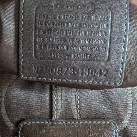 Coach Soho Brown Patterned Shoulder Bag - Picture 3 of 9